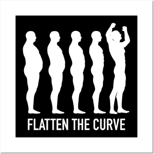 Flatten The Curve Posters and Art